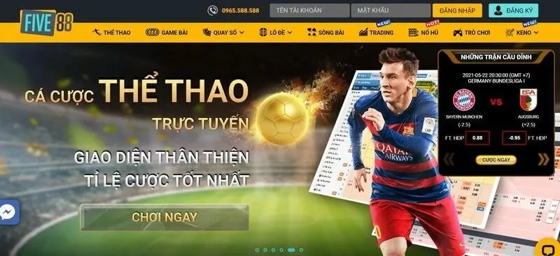 Five88 luôn nỗ lực để đảm bảo an toàn tuyệt đối cho mọi giao dịch nạp tiền Five88